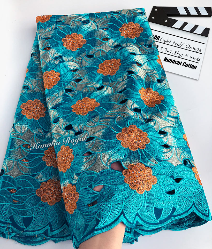Skincare Queen - Heavy handcut lace cotton holed African