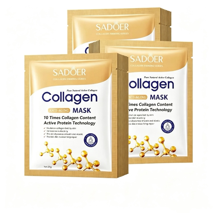 Collagen Sheet Mask - 5/10/20/30pcs Korean Collagen Face Mask Firming