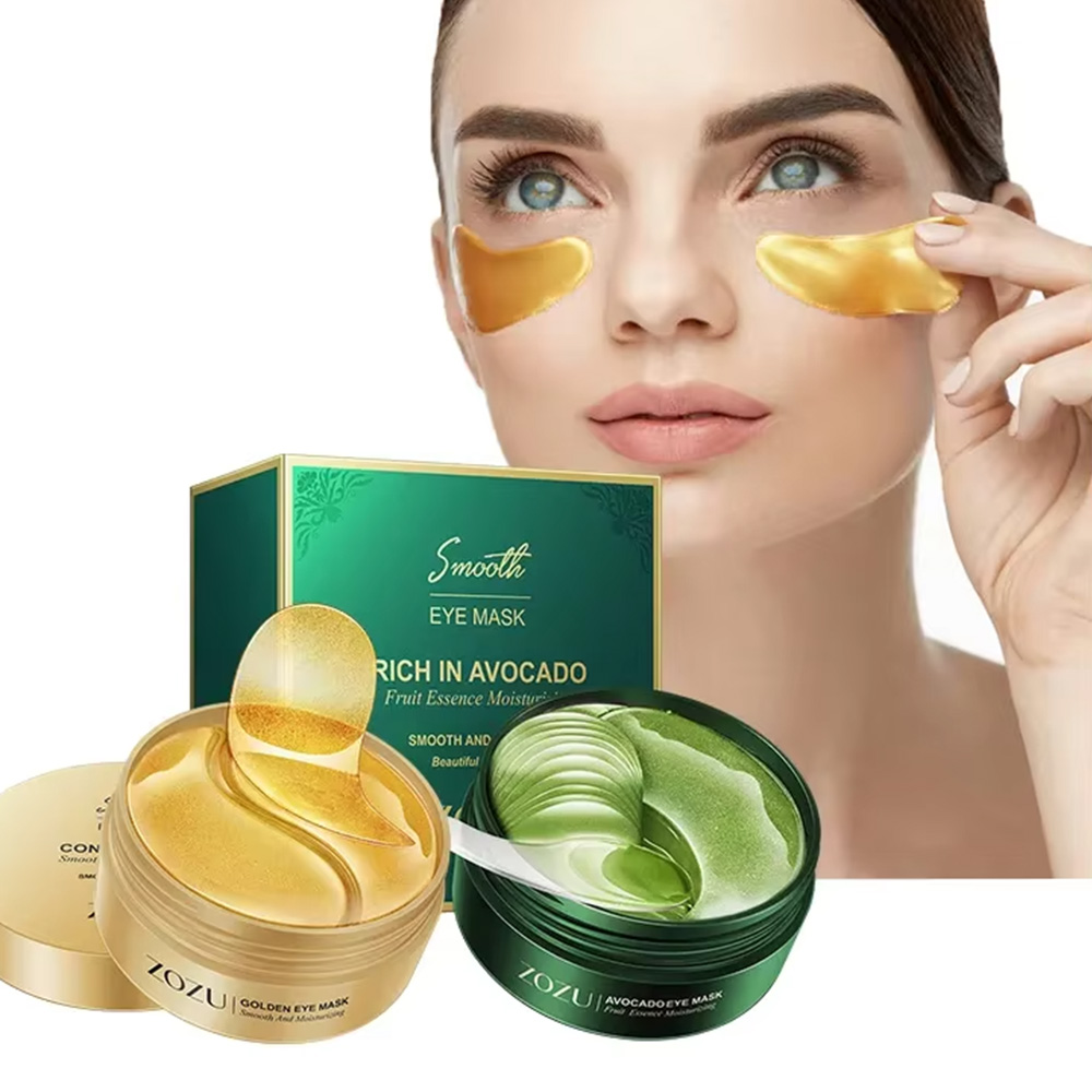 Collagen Sheet Mask - 24K Golden Eye Gel Patch Avocado