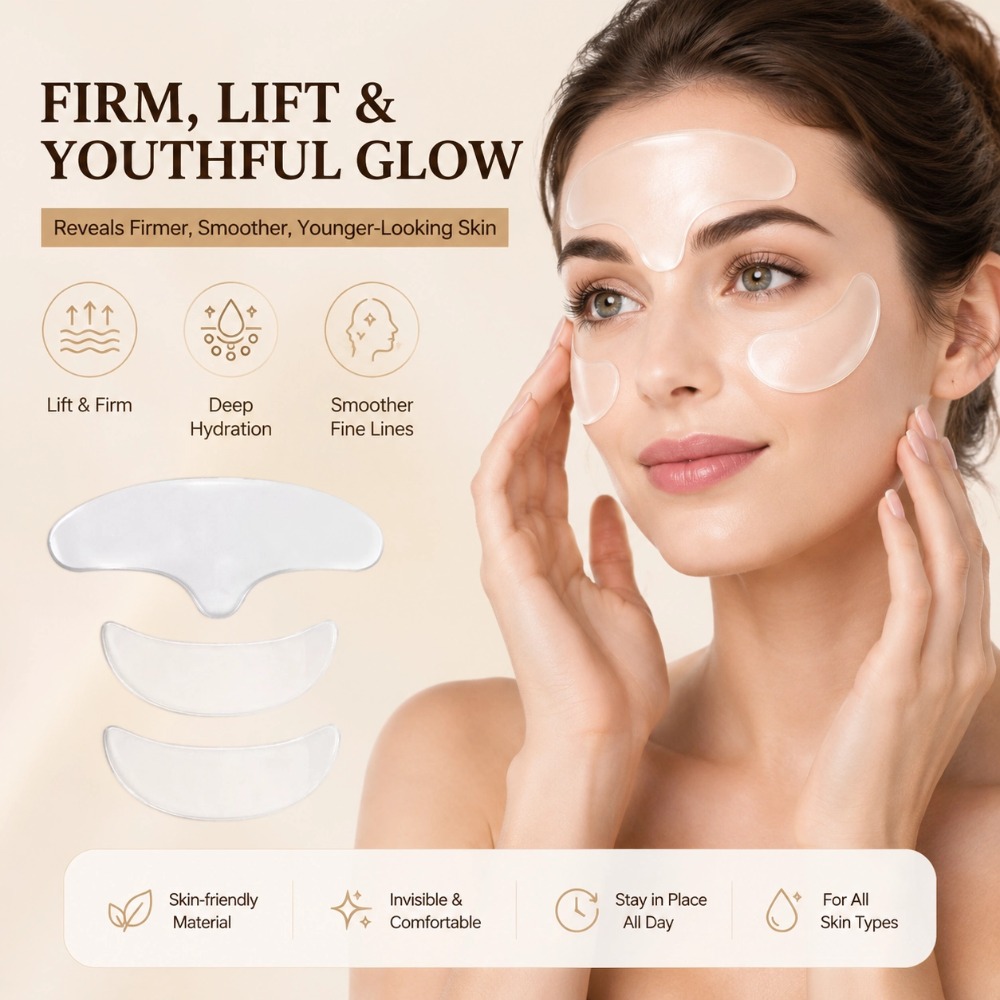 Skincare Viral Tiktok - Reusable Anti Wrinkle Forehead Patch Soft