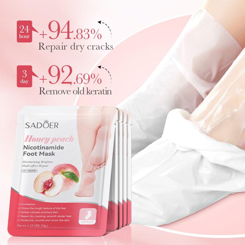 Skincare Viral Tiktok - 1 Pairs SADOER Fruits Foot Mask