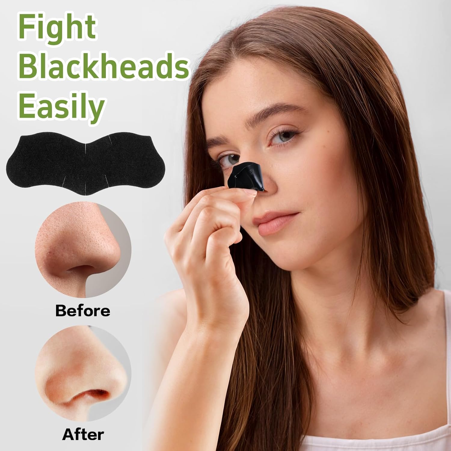 15 Pcs Bamboo Charcoal Blackhe - огляд і ціна Charcoal Pore Strip