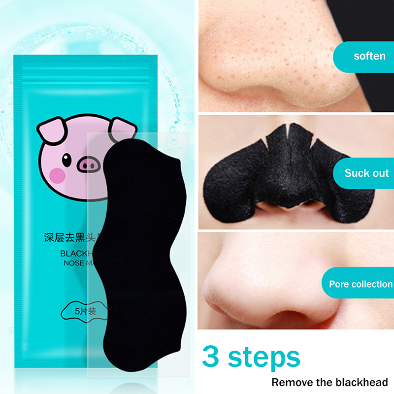 5/15/25/50Pcs Bamboo Charcoal  - огляд і ціна Charcoal Pore Strip