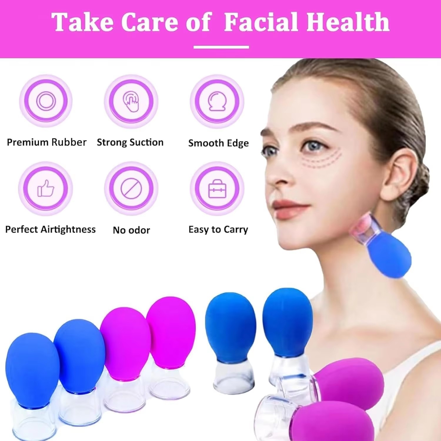 Mini Silicone Facial Cupping V - огляд і ціна Skincare Ingredients Checker
