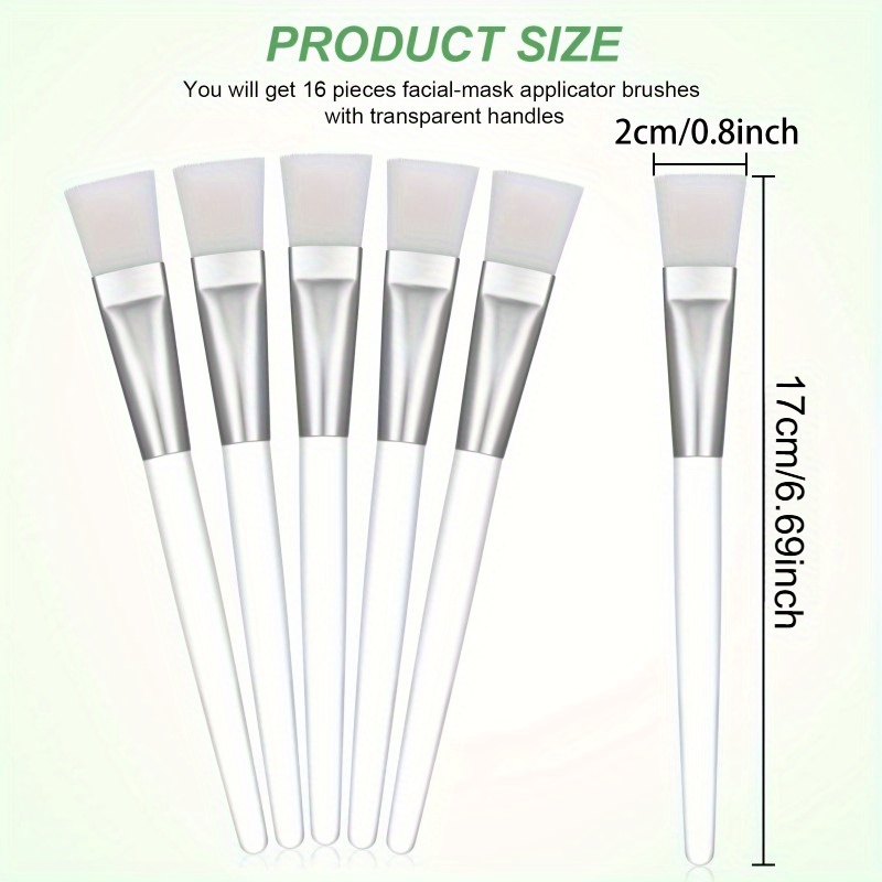 5pcs Soft Facial Mask Brush wi - огляд і ціна Skincare Viral Tiktok