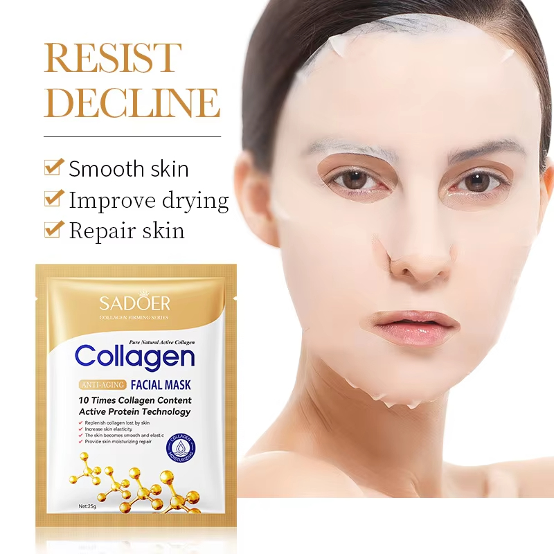 5/10/20/30pcs Korean Collagen  - огляд і ціна Collagen Sheet Mask