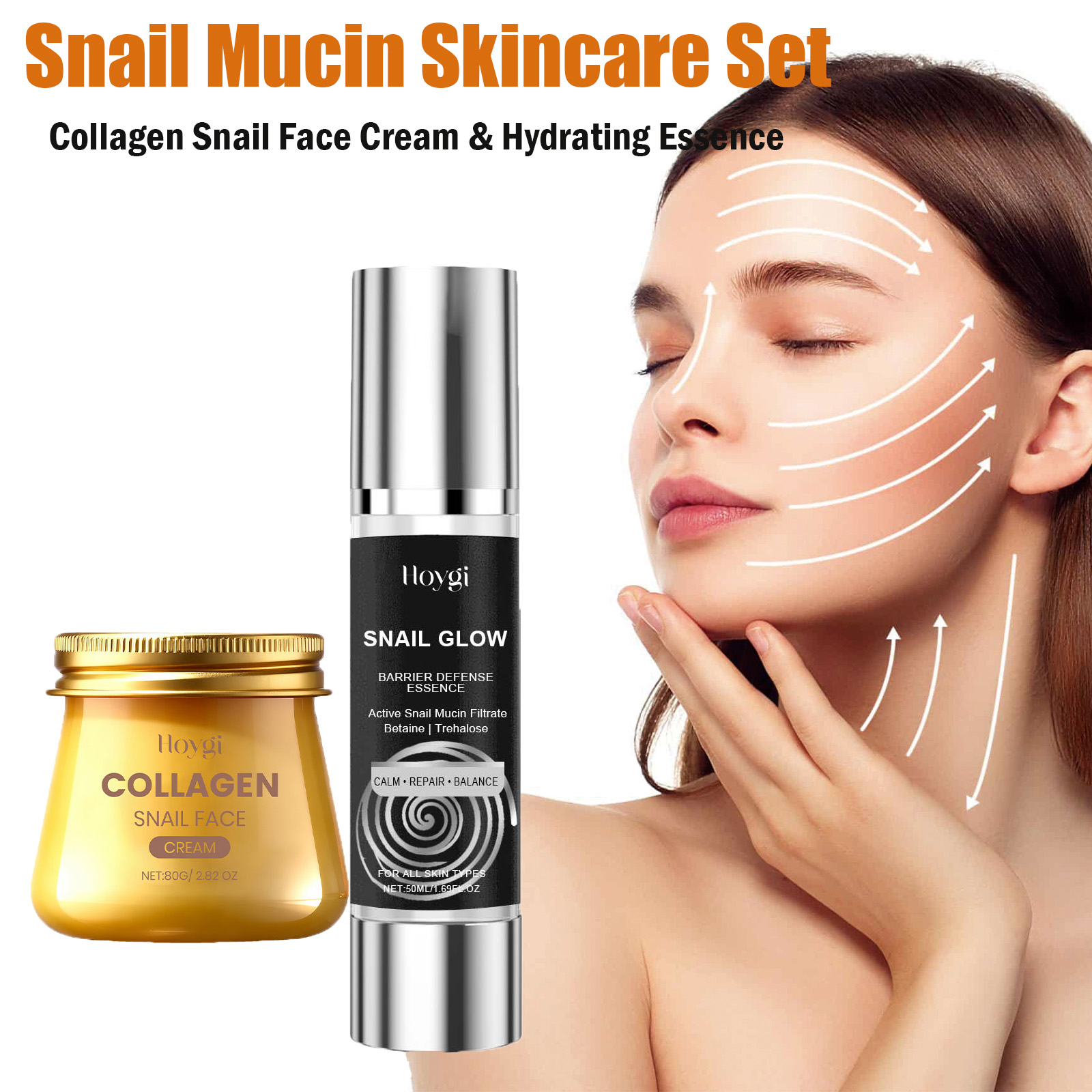 Snail Mucin Skincare Set Colla - огляд і ціна Snail Mucin Essence