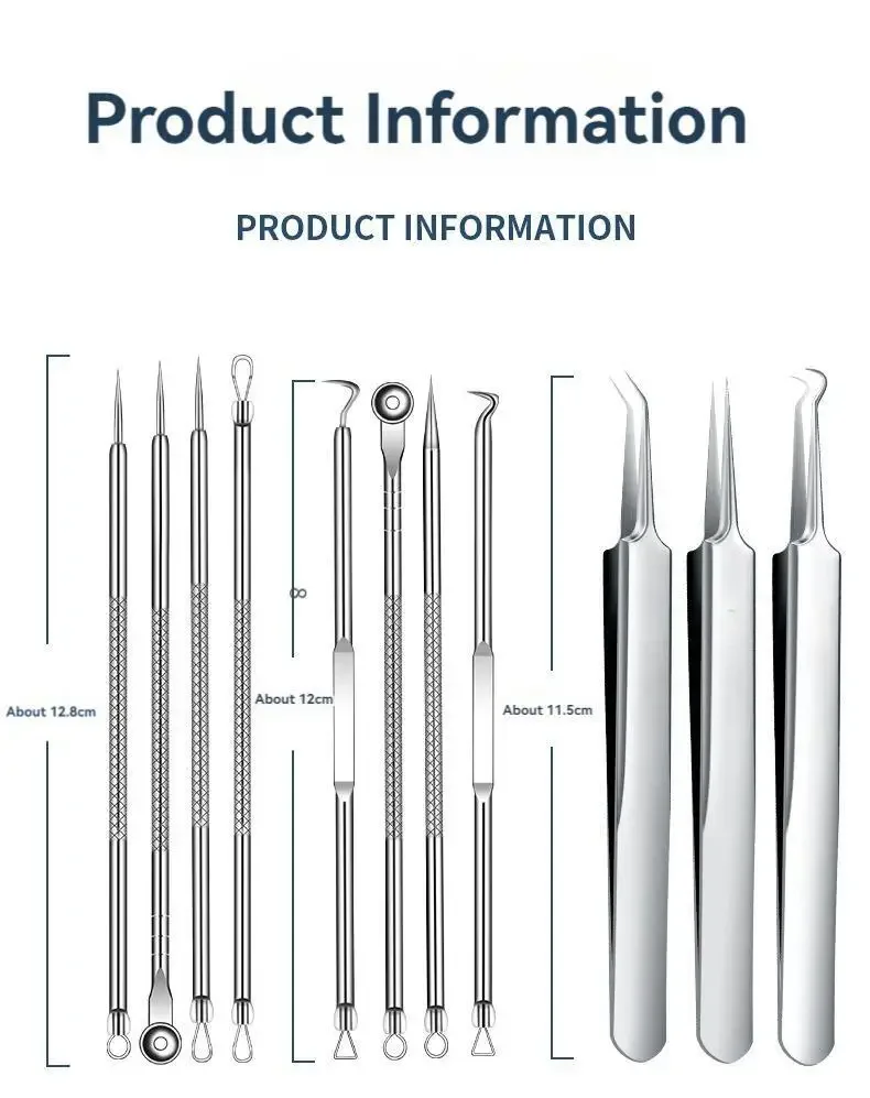 11Pcs/Set Acne Needle Blackhea - огляд і ціна Skincare Ingredients Checker