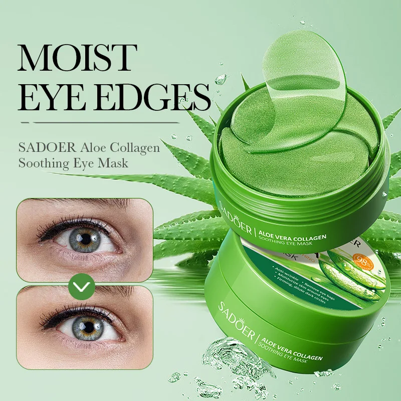 SAODER 60Pcs Aloe Vera Collage - огляд і ціна Collagen Sheet Mask