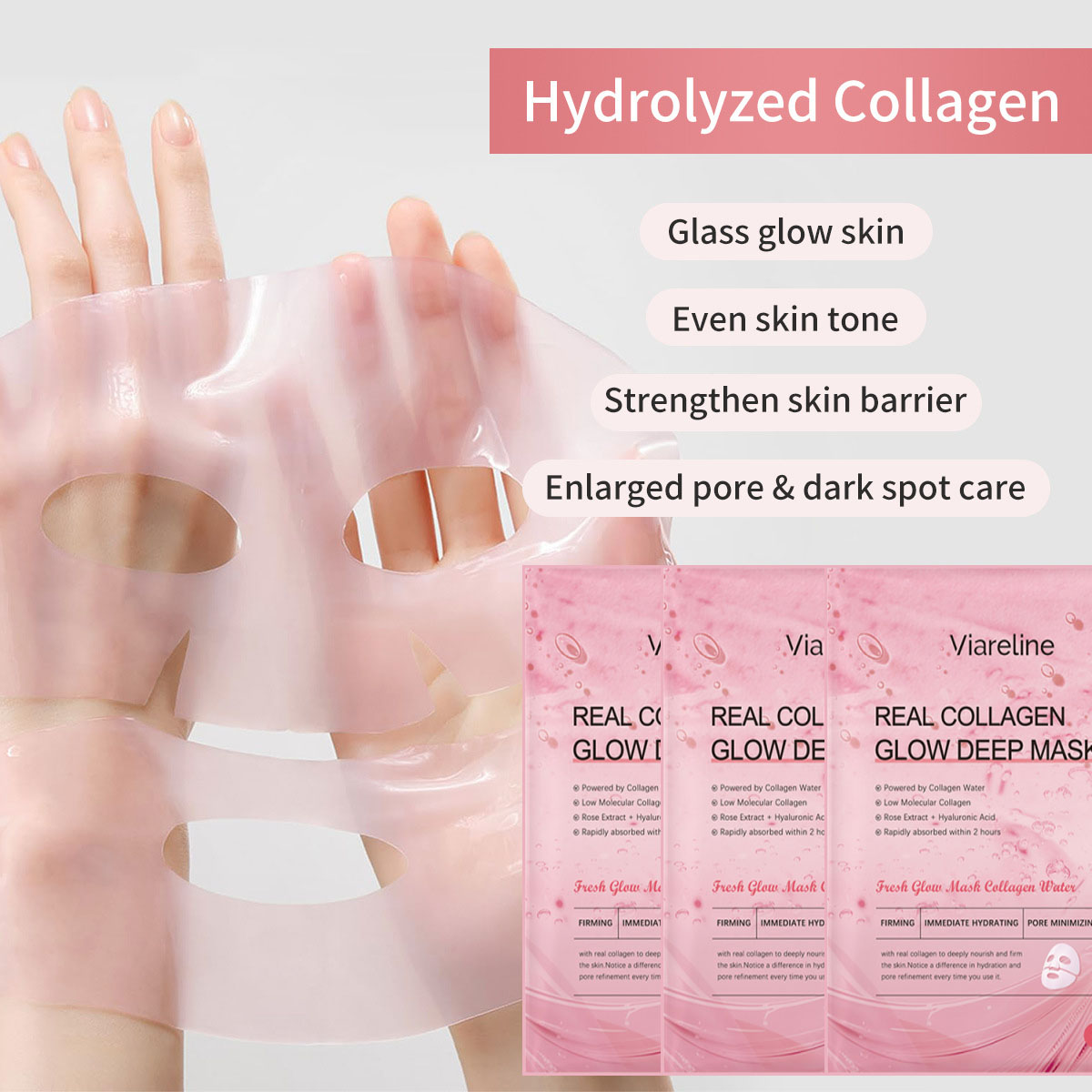 Overnight Collagen Mask Salmon - огляд і ціна Collagen Sheet Mask