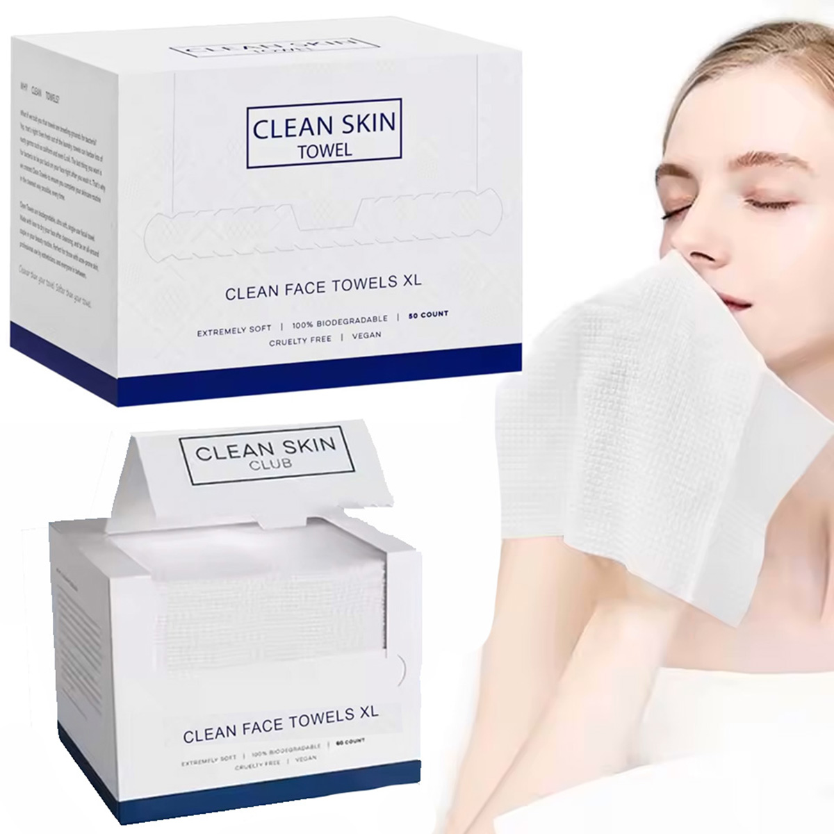 50Pcs/Box Disposable Face Towe - огляд і ціна Xl Skincare