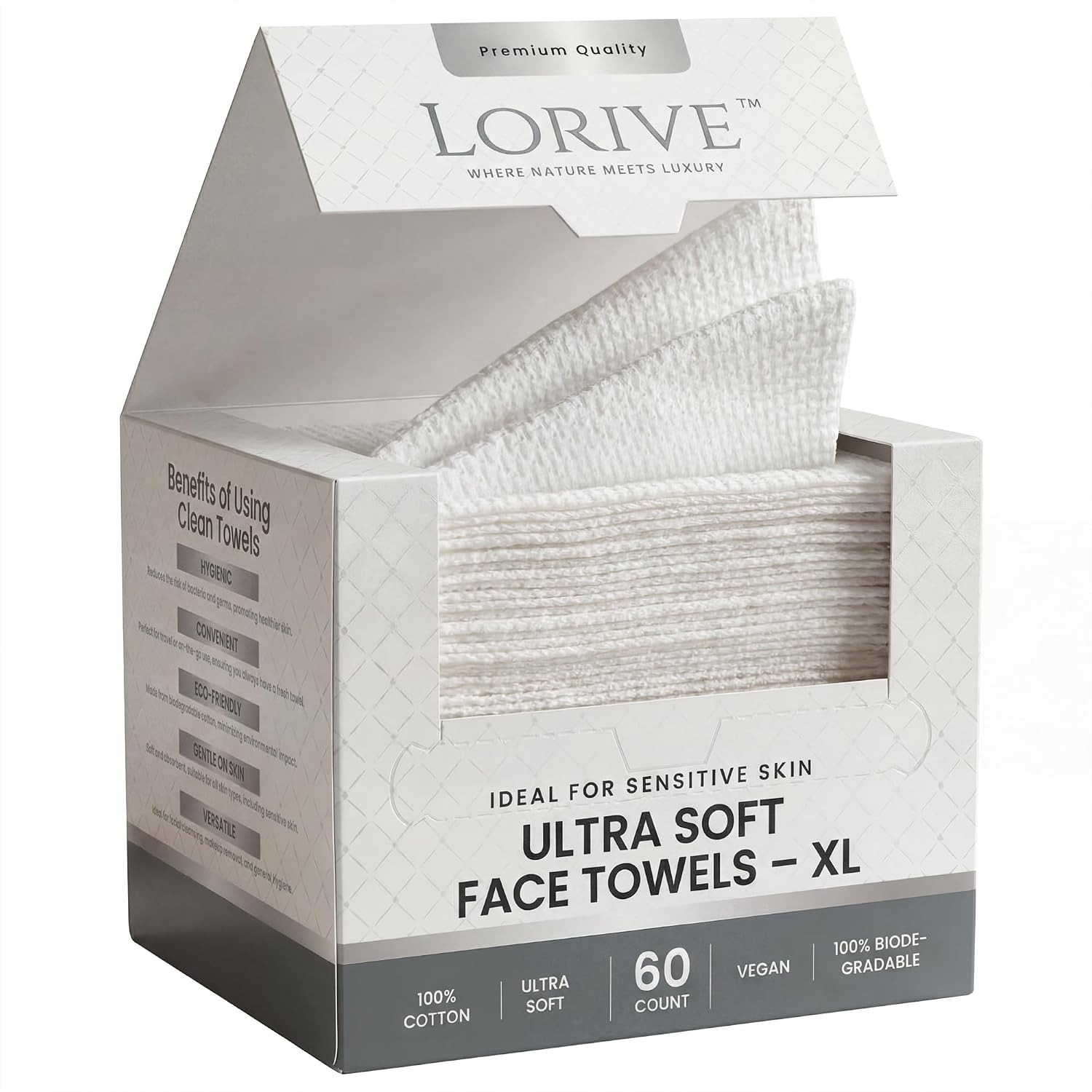 Disposable Face Towels XL 10x1 - огляд і ціна Xl Skincare