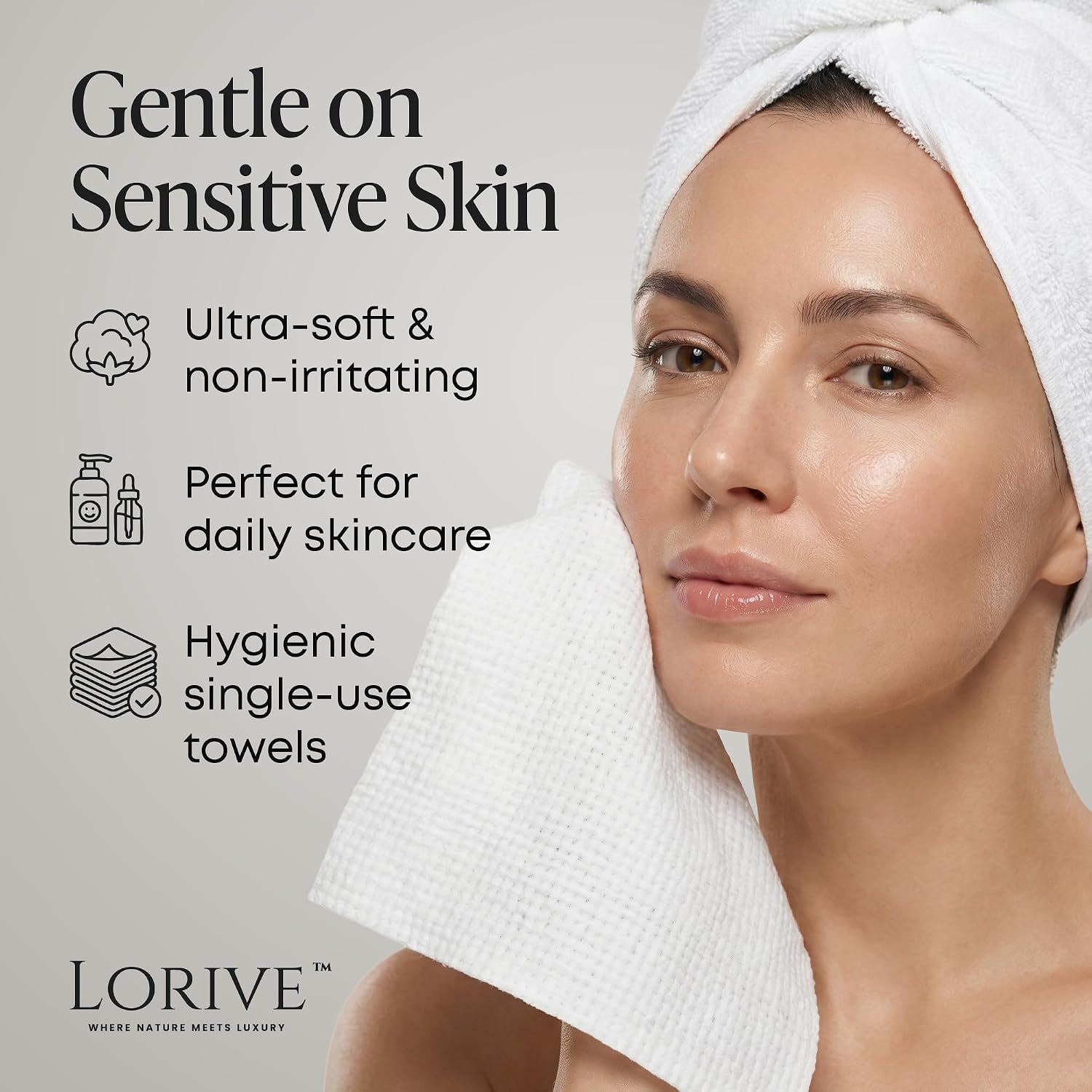 Disposable Face Towels XL 10x1 - огляд і ціна Xl Skincare